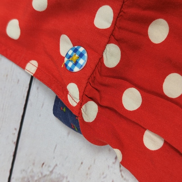 Matilda Jane Red Polka Dot Shorts Romper Size 2 - Picture 4 of 8